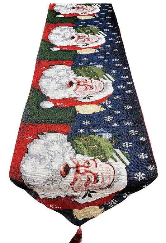 Santa Claus Christmas Table Runner F07M5-8C Wizardi