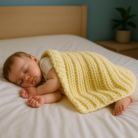 Cozy Ridge Chunky Ribbed Crochet Blanket Pattern BBM