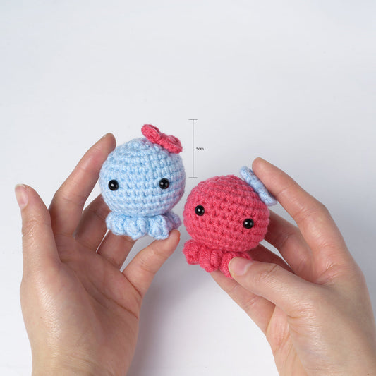 Octopuses Amigurumi DIY Crochet Kit Wizardi F07N8-M47 Wizardi