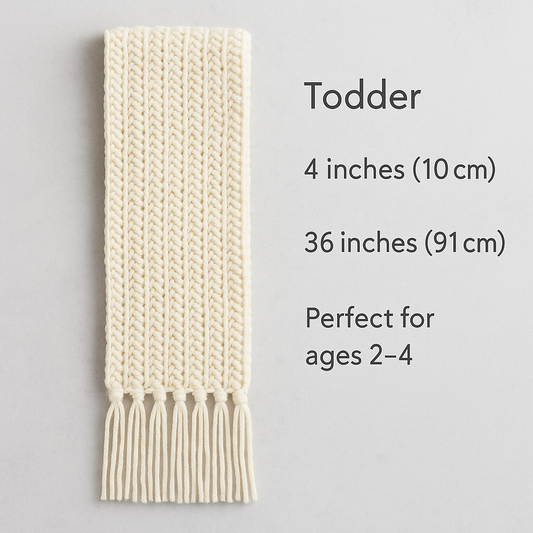 Three Amigos Crochet Scarf Pattern | 4 Sizes | Easy PDF Download BBM