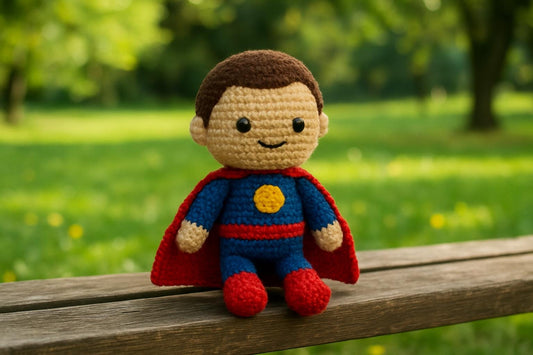 Superhero Doll Crochet Pattern | Amigurumi PDF Tutorial Instant Download BBM