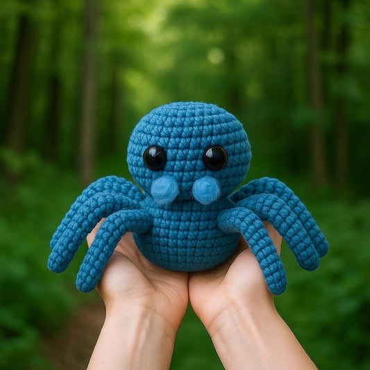 Crochet Spider Amigurumi Pattern PDF | Easy Plush Toy Halloween Decor BBM
