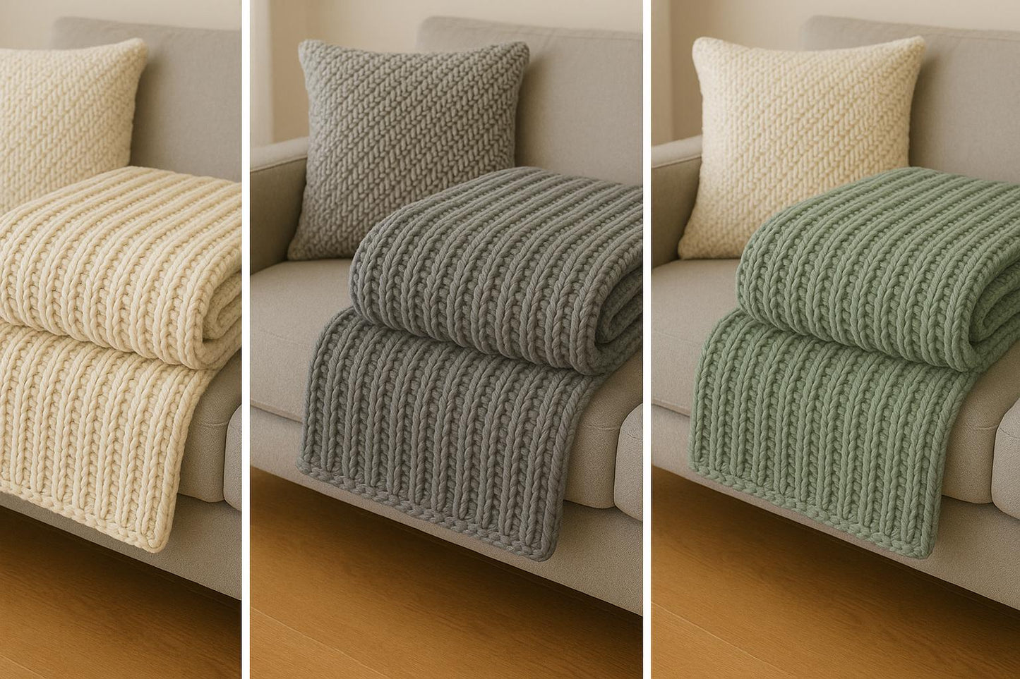 Cozy Ridge Chunky Ribbed Crochet Blanket Pattern BBM