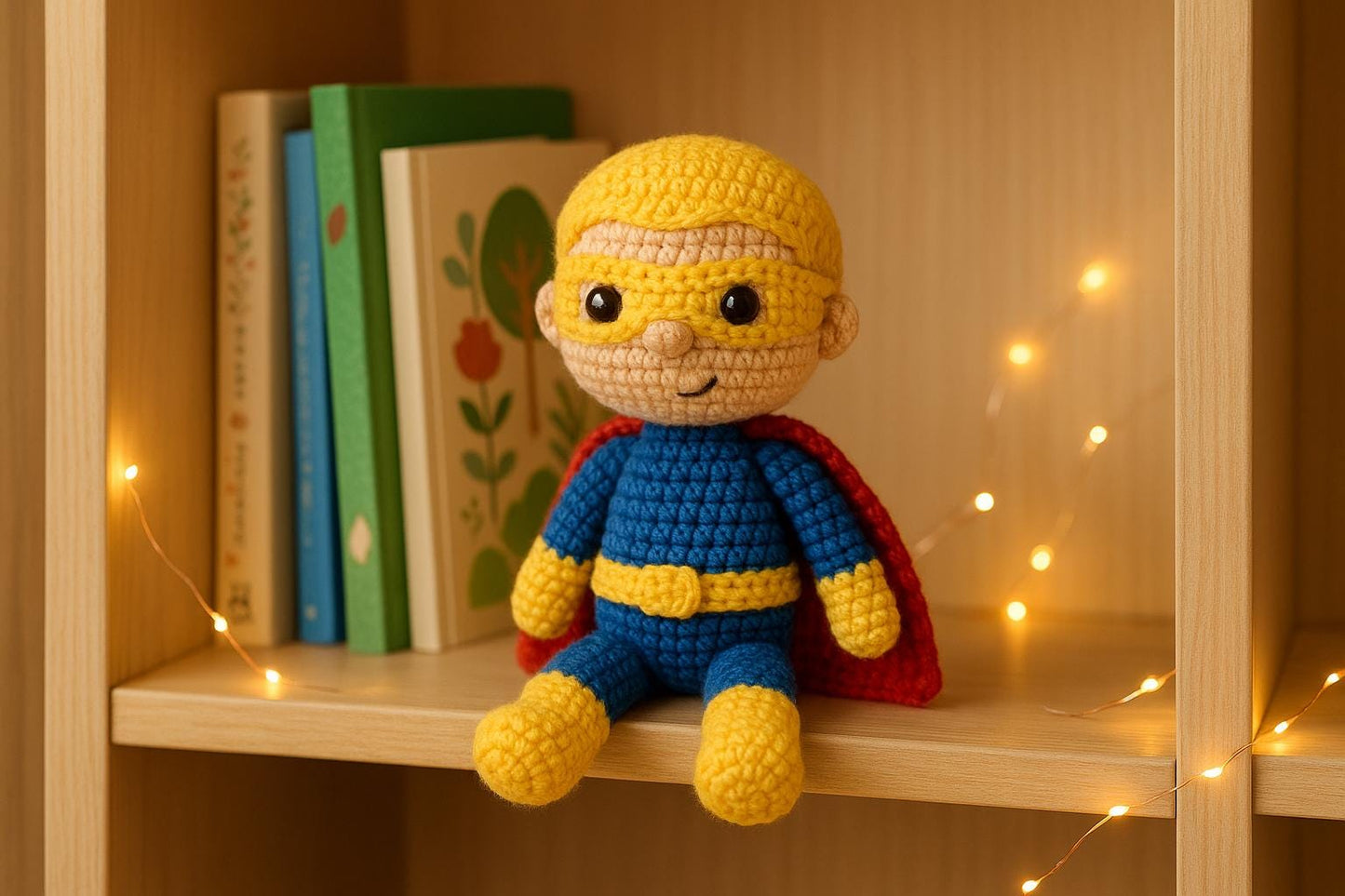 Superhero Doll Crochet Pattern | Amigurumi Beginner-Friendly PDF DIY BBM