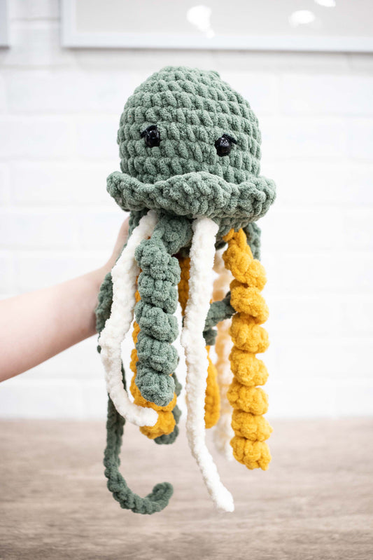 Jellyfish, Crochet Stuffed Animal The McGarvey Workshop
