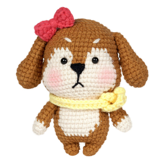 Dog Amigurumi DIY Crochet Kit Wizardi F07N8-M51 Wizardi