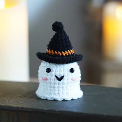 Halloween Plants with Ghost Amigurumi DIY Crochet Kit Wizardi F07N8-M226 Wizardi