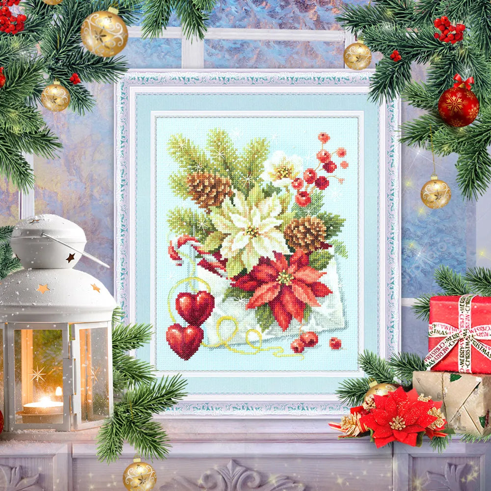 Merry Christmas! 100-241 Counted Cross-Stitch Kit Magic Needle