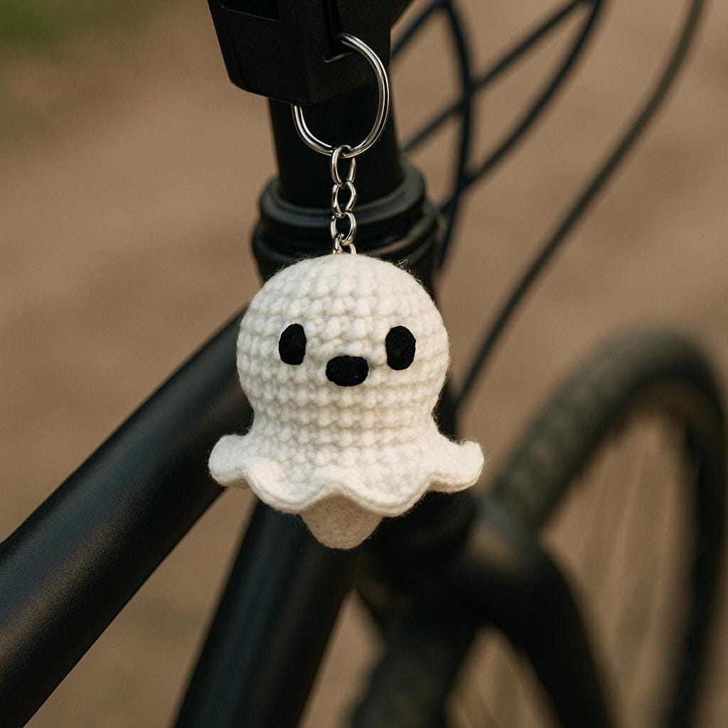 Ghost Crochet Pattern PDF | Easy Amigurumi Keychain Plush DIY BBM