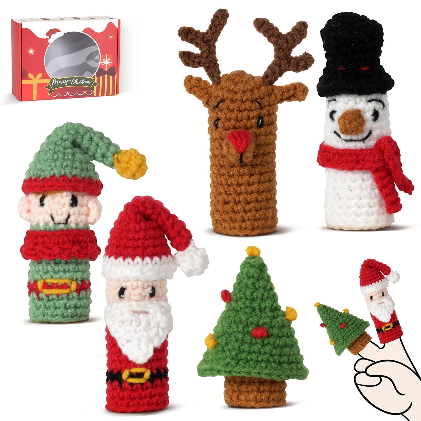 Christmas Amigurumi DIY Crochet Kit Wizardi F07N8-M238 Wizardi