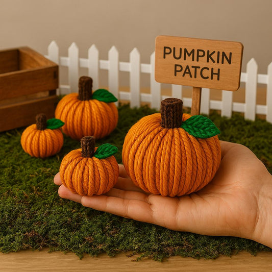 Crochet Pumpkin Pattern | No-Sew Beginner Amigurumi PDF Tutorial Instant Download BBM