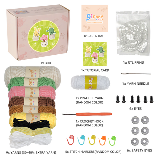 Amigurumi DIY Crochet Kit Wizardi F07N8-M253 Wizardi