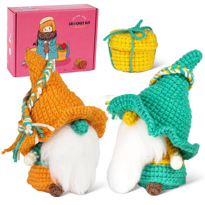 Gnomes Amigurumi DIY Crochet Kit Wizardi F07N8-M163 Wizardi