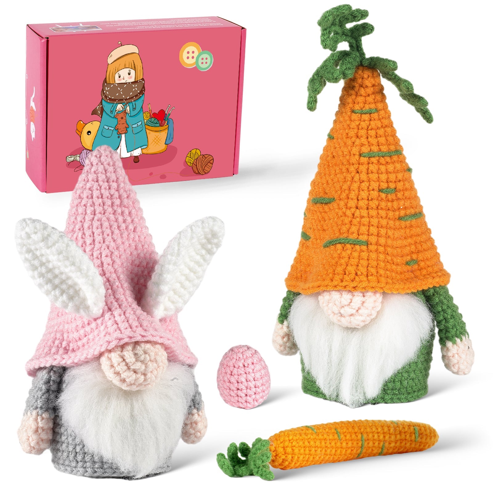 Gnomes Amigurumi DIY Crochet Kit Wizardi F07N8-M174 Wizardi