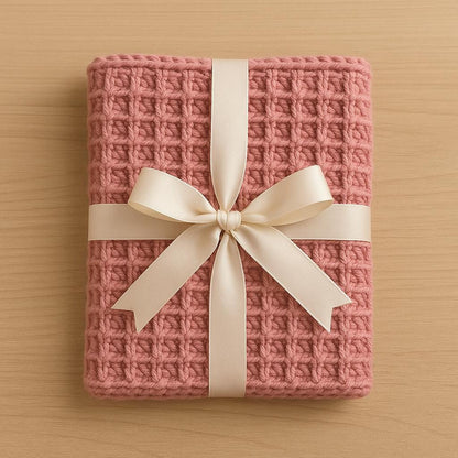 Waffle Stitch Crochet Blanket Pattern | Textured Afghan Throw PDF BBM