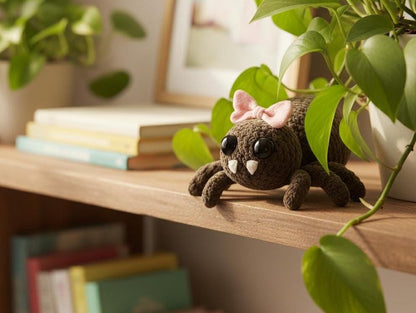 Crochet Spider Plush Pattern PDF – Amigurumi Halloween Toy, Soft Stuffed Animal, Beginner Friendly BBM