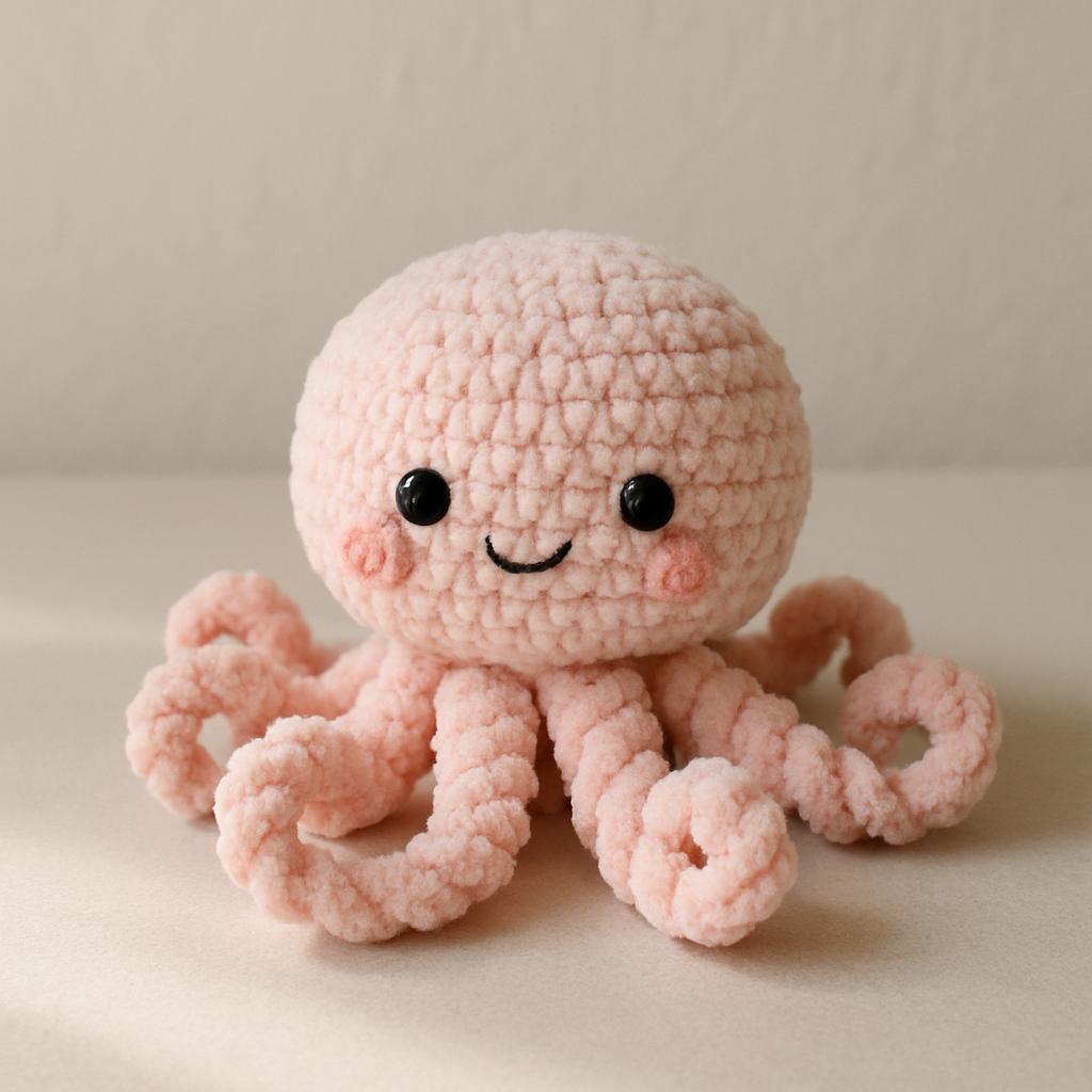 No-Sew Baby Octopus Crochet Pattern | Squishy Amigurumi PDF Tutorial BBM