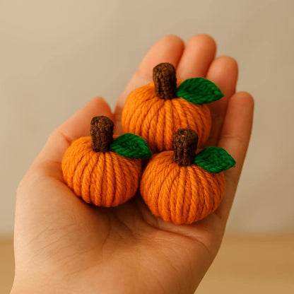 Crochet Pumpkin Pattern | No-Sew Beginner Amigurumi PDF Tutorial Instant Download BBM