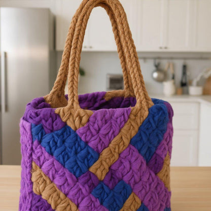 Mosaic Granny Square Crochet Bag Pattern: Beginner-Friendly PDF Tutorial (Instant Download) BBM