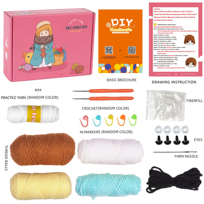 Cats Amigurumi DIY Crochet Kit Wizardi F07N8-M124 Wizardi