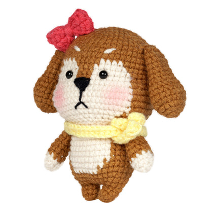 Dog Amigurumi DIY Crochet Kit Wizardi F07N8-M51 Wizardi