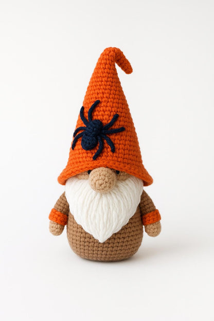 Halloween Gnome Crochet Pattern | Amigurumi Doll PDF Tutorial | DIY Spooky Crochet Decor | Beginner Friendly BBM