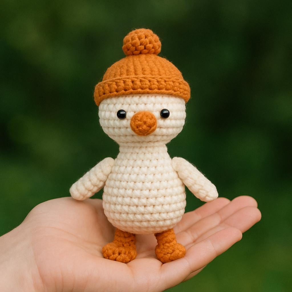Goose Amigurumi Crochet Pattern: Beginner-Friendly Plush Toy (PDF Download) BBM