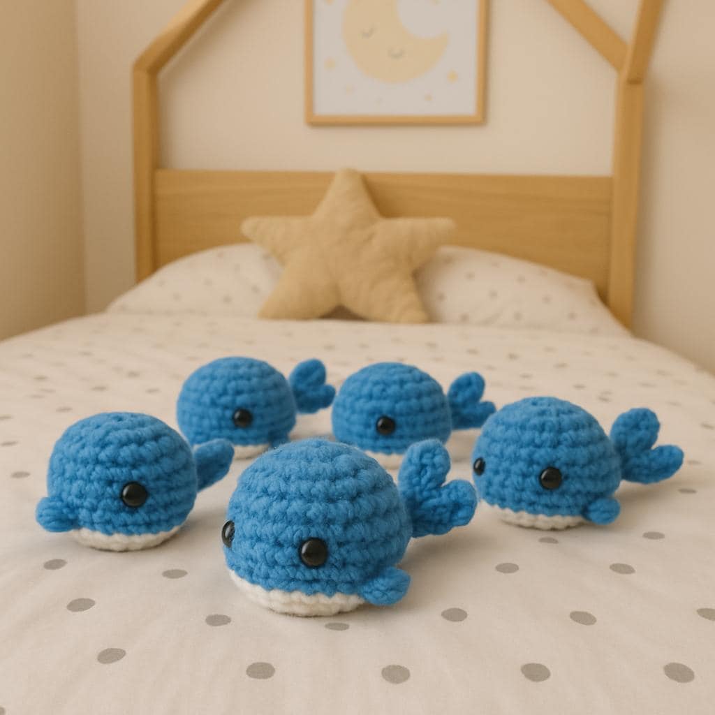 Mini Whale Crochet Pattern: Amigurumi Plush Toy (PDF Download) BBM