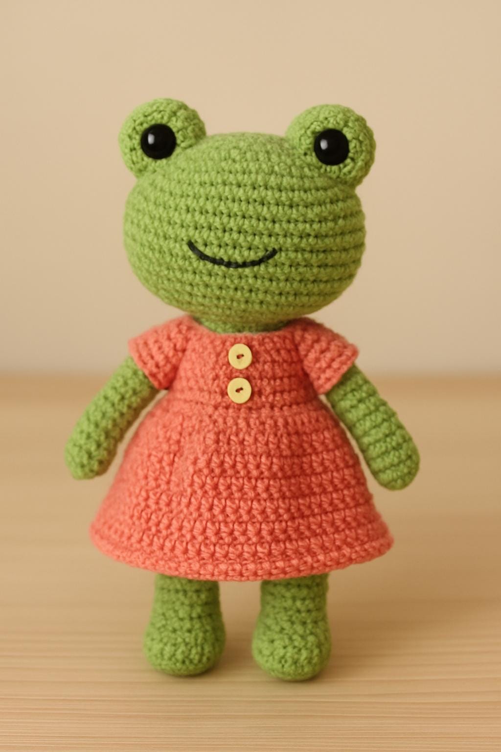 Crochet Frog Doll Pattern | Amigurumi in Dress PDF Tutorial Digital Download BBM