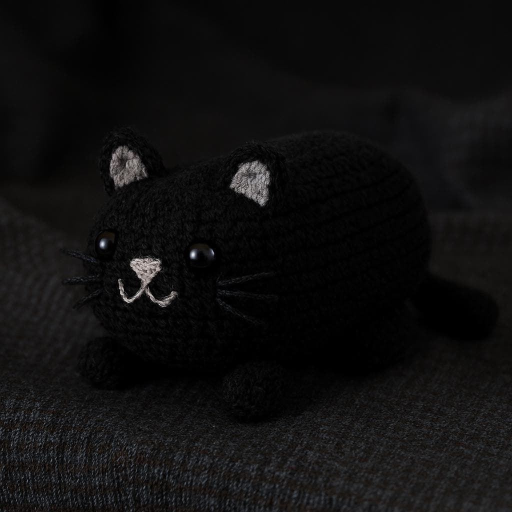 The Chonky Loaf Plush Kitty Pillow Crochet Pattern PDF | Cat pillow  | Easy Beginner Project BBM