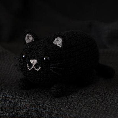 The Chonky Loaf Plush Kitty Pillow Crochet Pattern PDF | Cat pillow  | Easy Beginner Project BBM