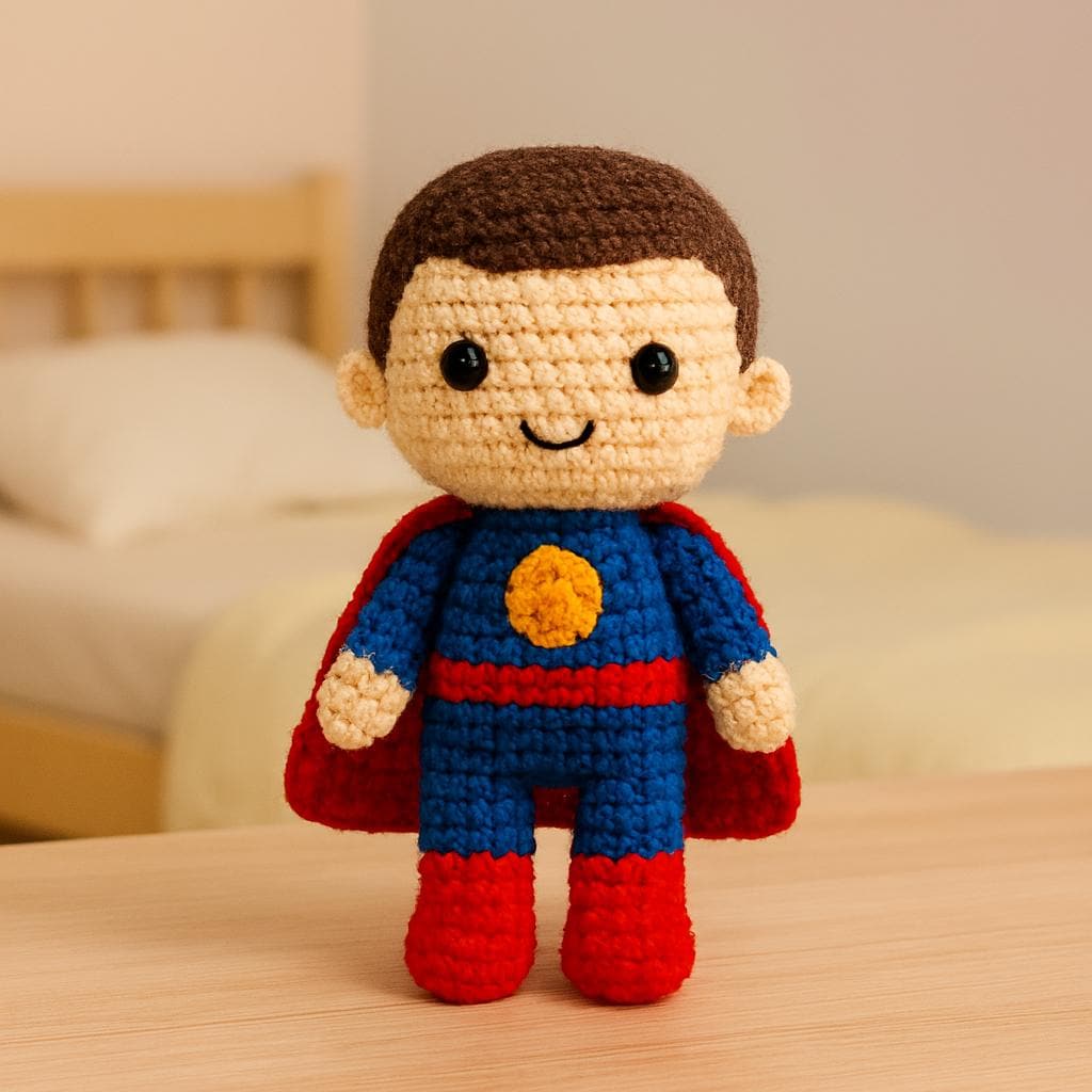 Superhero Doll Crochet Pattern | Amigurumi PDF Tutorial Instant Download BBM