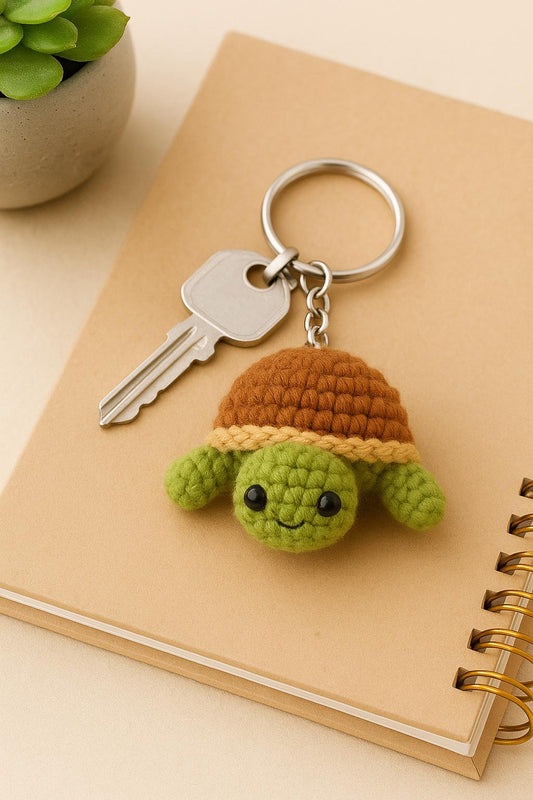 Turtle Crochet Pattern PDF | Beginner-Friendly Amigurumi Keychain DIY BBM