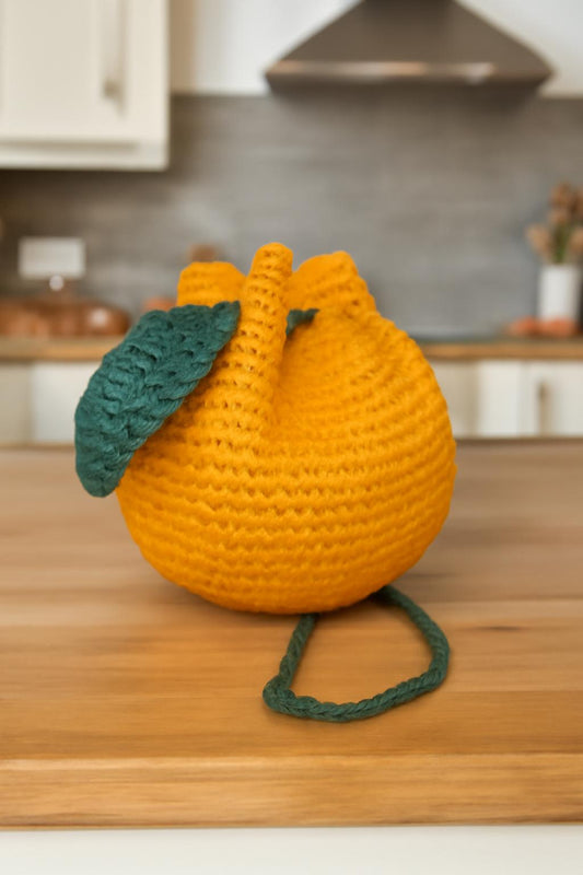 Crochet Orange Bag Pattern PDF: Beginner-Friendly Mini Citrus Purse BBM