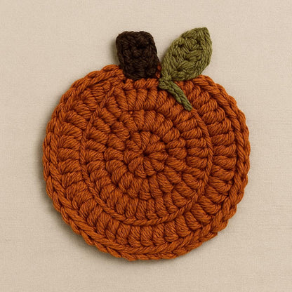 Pumpkin Coaster Crochet Pattern PDF | Beginner-Friendly Fall Decor | Quick Easy Gift | Halloween & Thanksgiving Home BBM