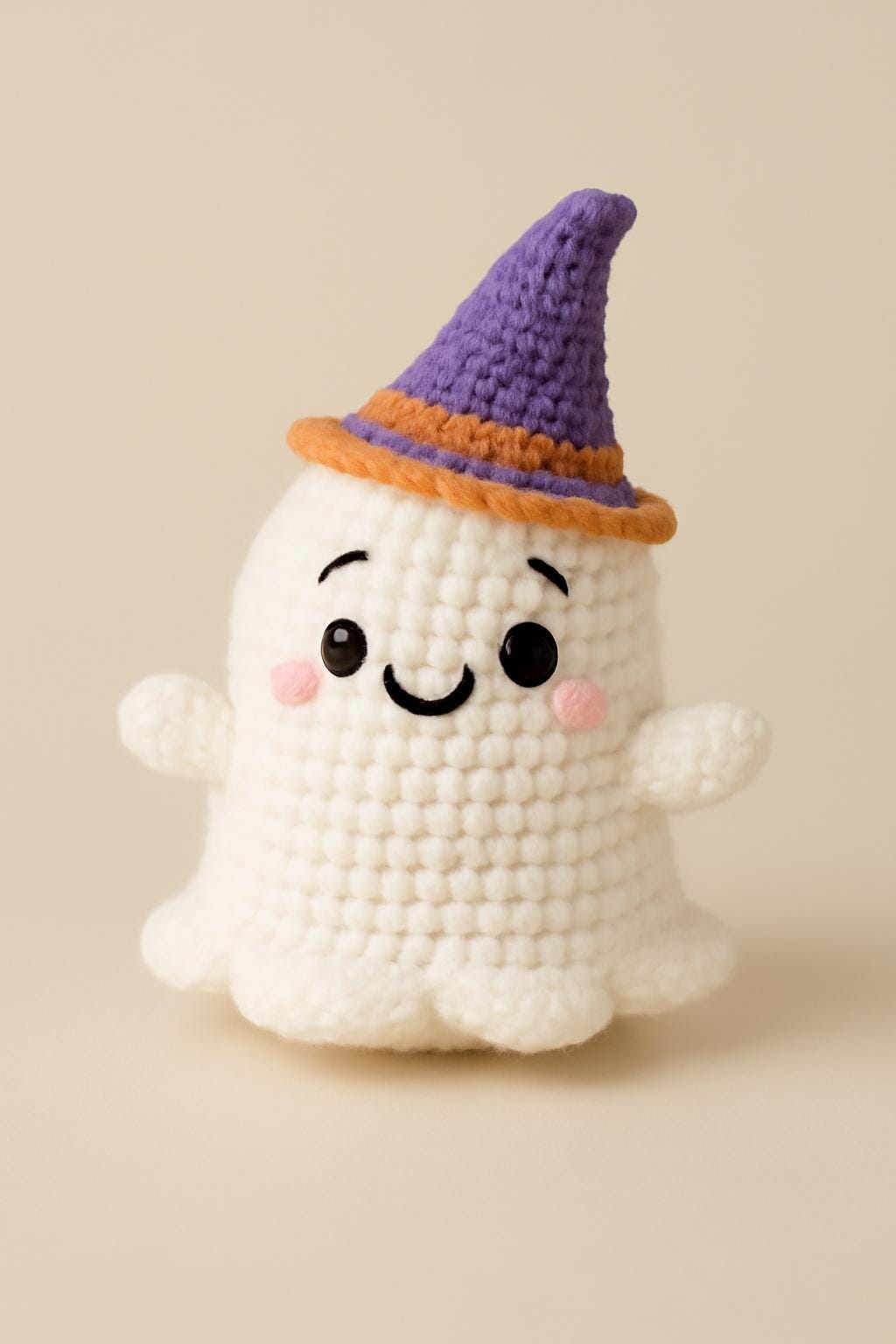 Crochet Ghost Plush Pattern | Amigurumi Halloween Toy PDF Instant Download BBM