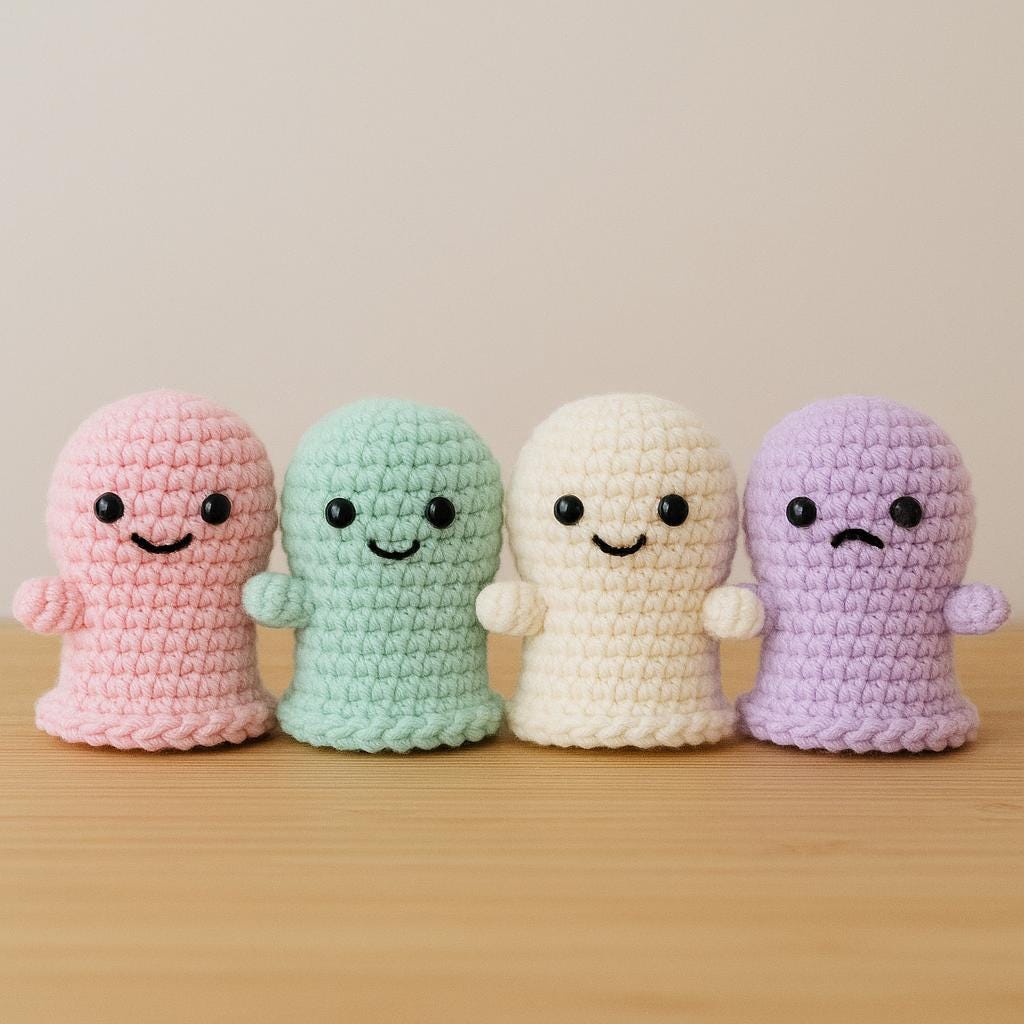 No-Sew Crochet Ghost Pattern | Easy Amigurumi Halloween Plush BBM