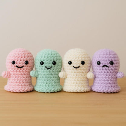No-Sew Crochet Ghost Pattern | Easy Amigurumi Halloween Plush BBM