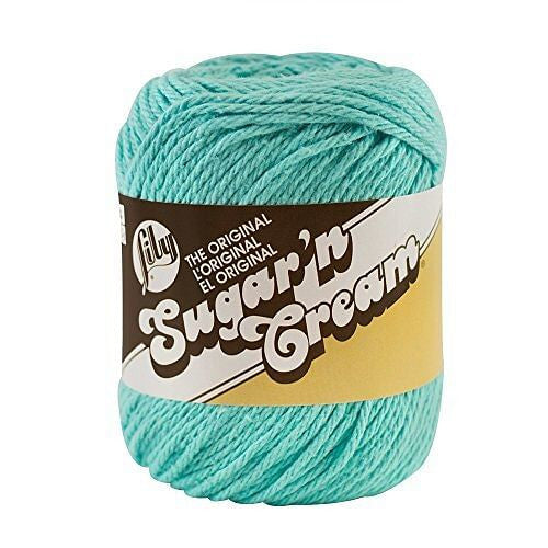 Lily Sugar'n Cream Yarn - Solids Seabreeze Lily