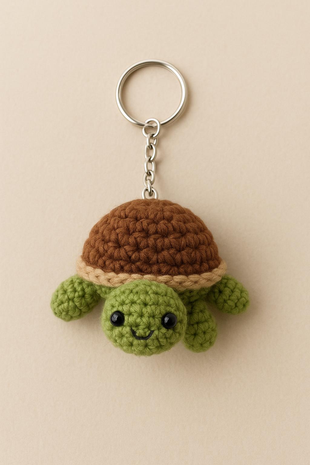 Turtle Crochet Pattern PDF | Beginner-Friendly Amigurumi Keychain DIY BBM