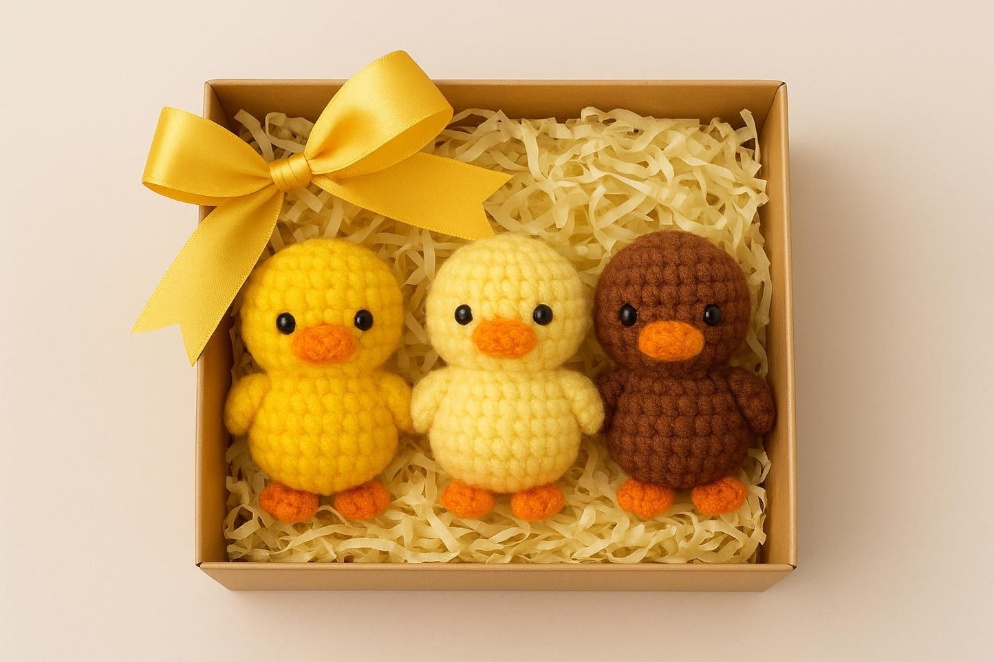 No-Sew Crochet Duck Plush Pattern | Chunky Chenille Amigurumi PDF Digital File BBM