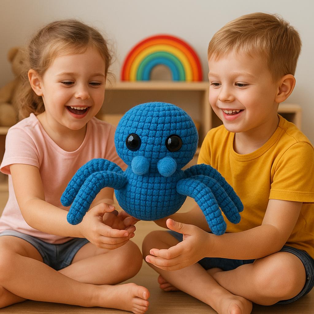 Crochet Spider Amigurumi Pattern PDF | Easy Plush Toy Halloween Decor BBM