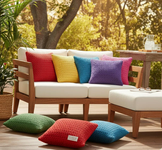 Chunky Crochet Cushion Pattern PDF | Modern Throw Pillow DIY | Beginner Home Decor Design BBM