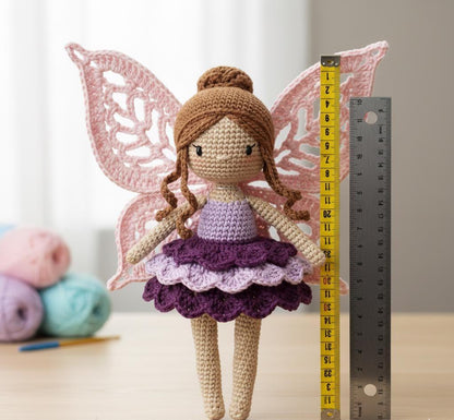 Enchanted Fairy doll Pattern PDF | Whimsical Amigurumi Doll Tutorial | Intermediate Crochet DIY BBM