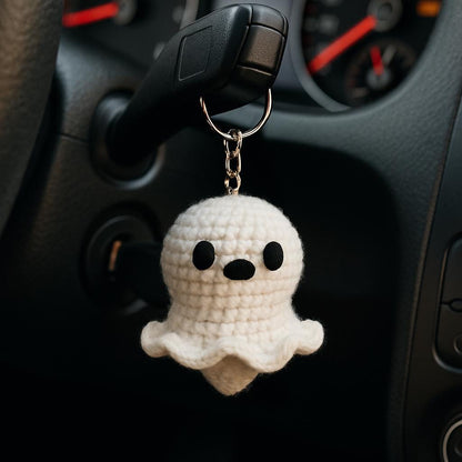 Ghost Crochet Pattern PDF | Easy Amigurumi Keychain Plush DIY BBM