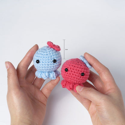 Octopuses Amigurumi DIY Crochet Kit Wizardi F07N8-M47 Wizardi