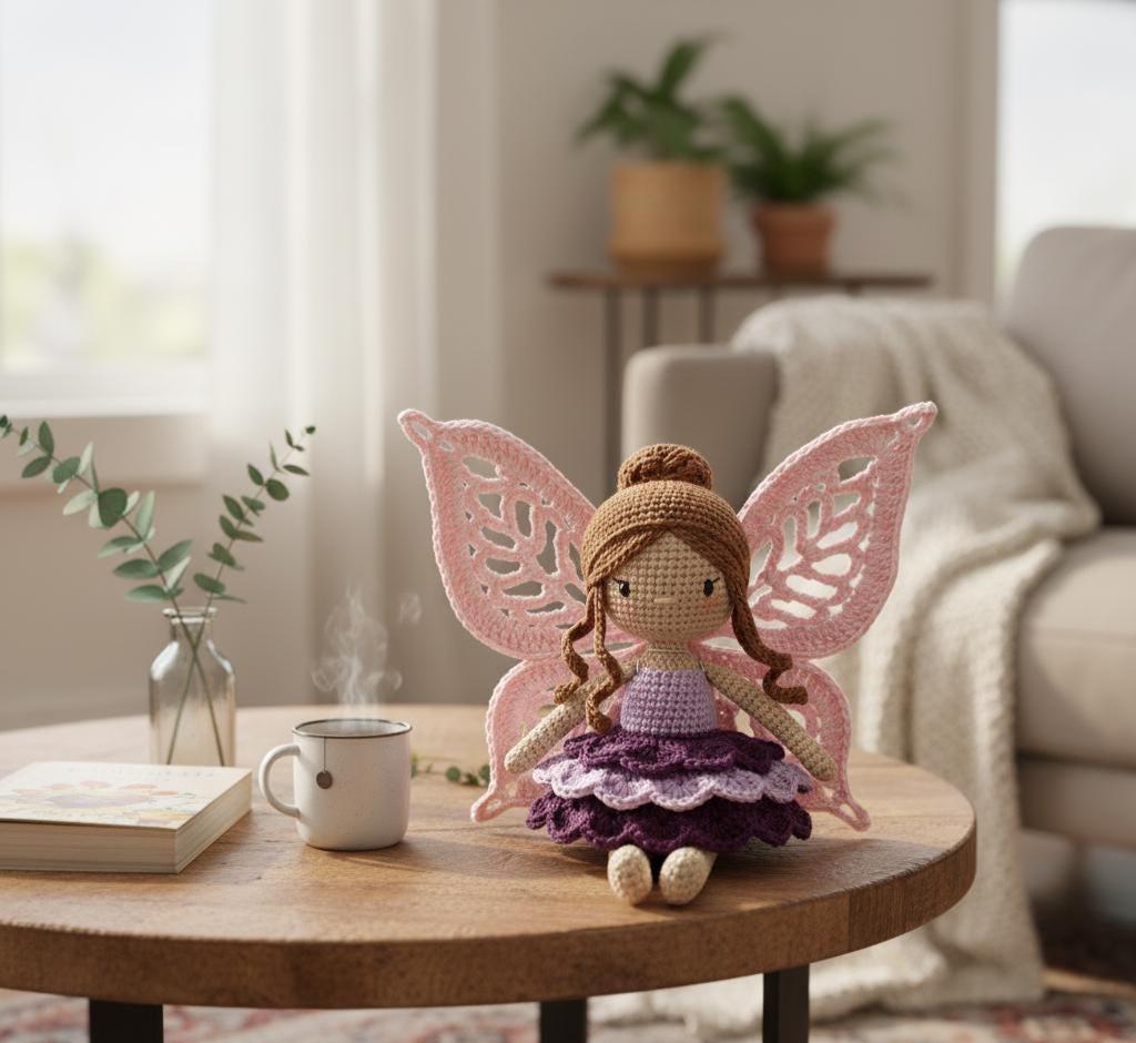 Enchanted Fairy doll Pattern PDF | Whimsical Amigurumi Doll Tutorial | Intermediate Crochet DIY BBM