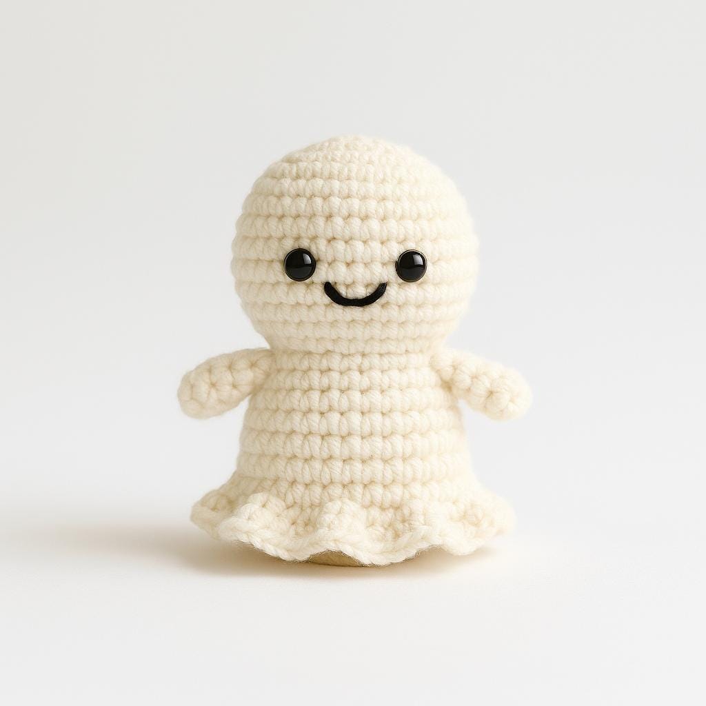 No-Sew Crochet Ghost Pattern | Easy Amigurumi Halloween Plush BBM