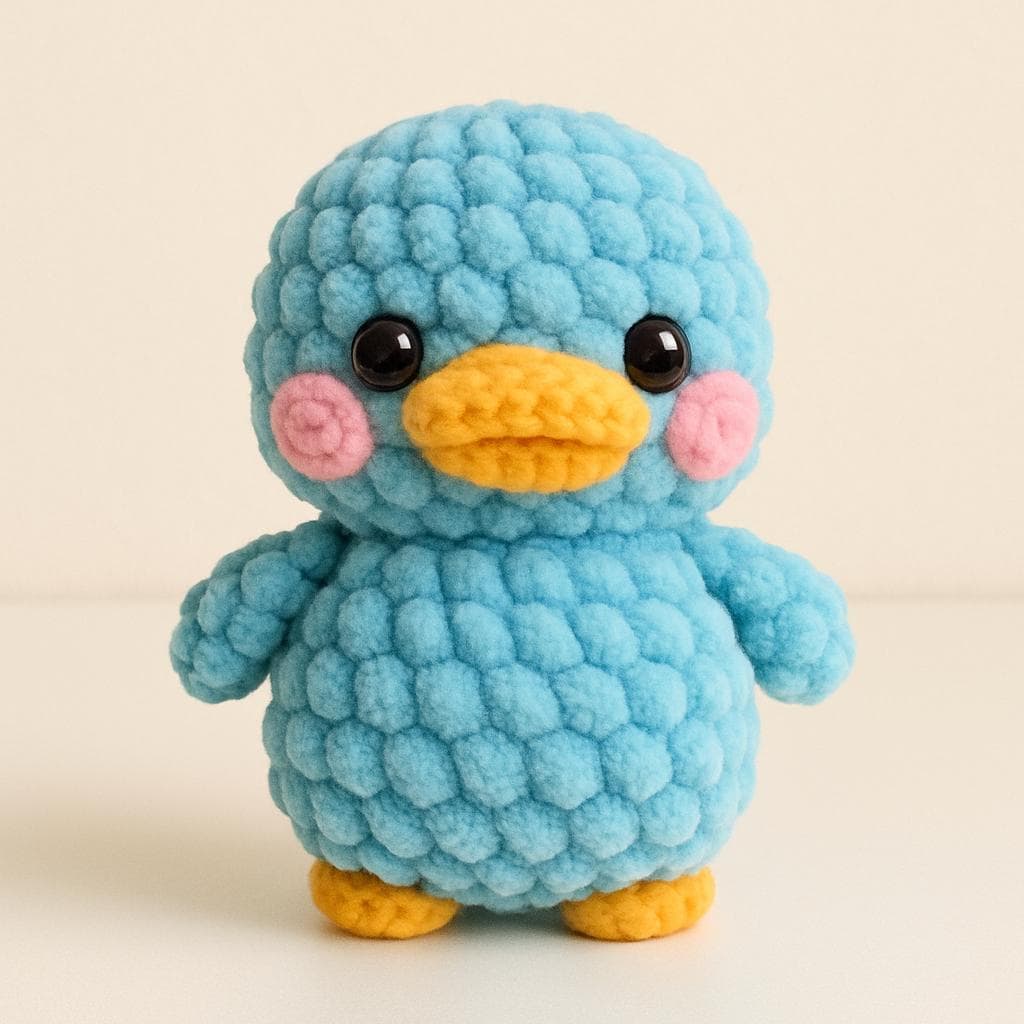Duck Crochet Pattern PDF | DIY No-Sew Amigurumi Plush Toy Instant Download BBM