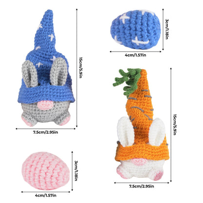 Rabbits Amigurumi DIY Crochet Kit Wizardi F07N8-M144 Wizardi